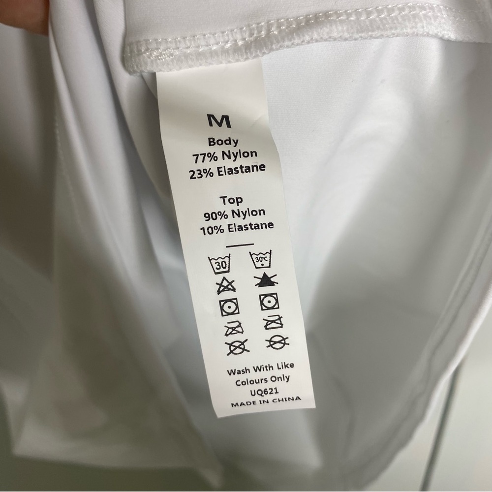 Halara Softlyzero™ Airy Contrast Mesh Corset Style Bodycon Casual Dress M NWT - Picture 6 of 7